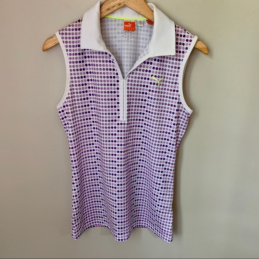 Puma Women’s Golf Sleeveless Tank- Purple